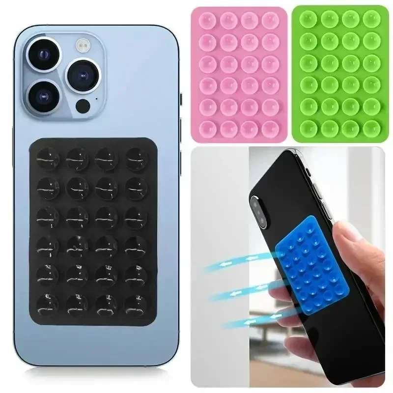 Phone Accessories Stand - Soporte Adhesivo de Silicona para Smartphones,