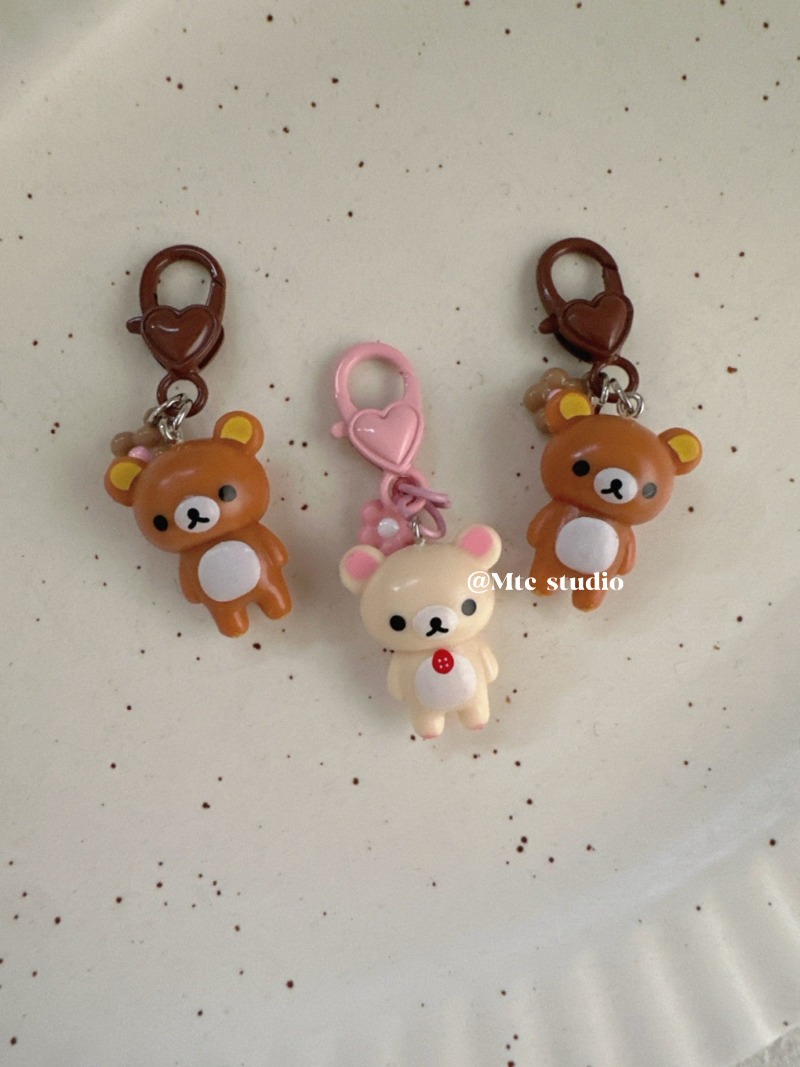 Phone Accessories Doll - Llavero de Oso Perezoso Rilakkuma Kawaii,