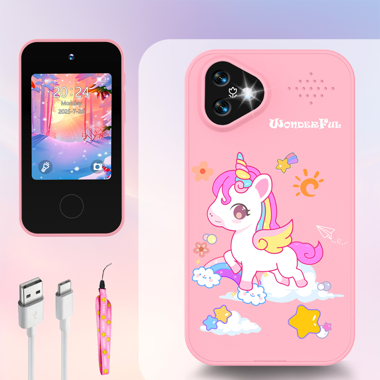 Phone Accessories Baby - Juguete de Teléfono Inteligente con Cámara