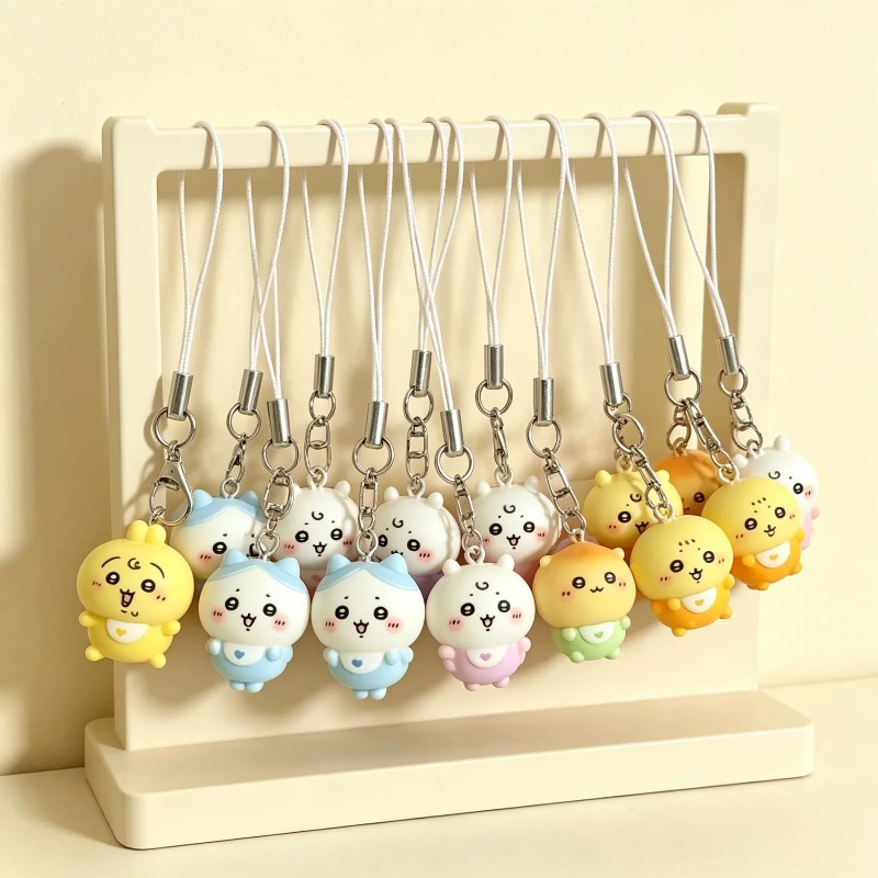 Phone Accessories Baby - Llavero de resina Chiikawa Hachiware Momonga,