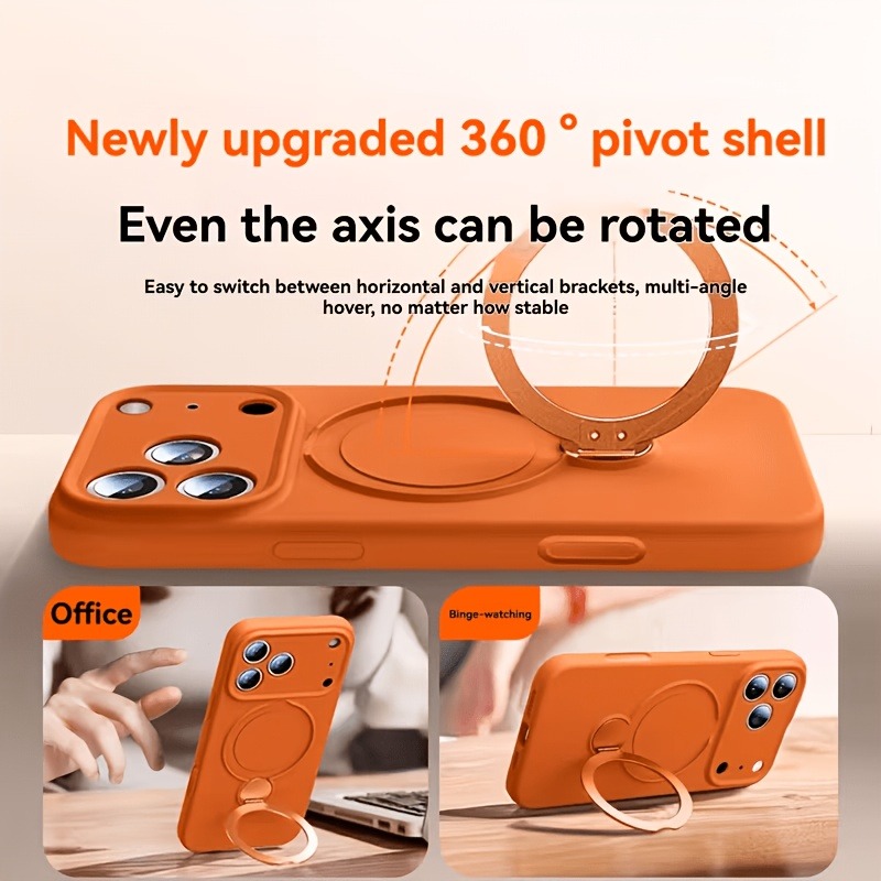 Funda de Silicona Líquida con  - Phone Accessories Stand reseña y precio