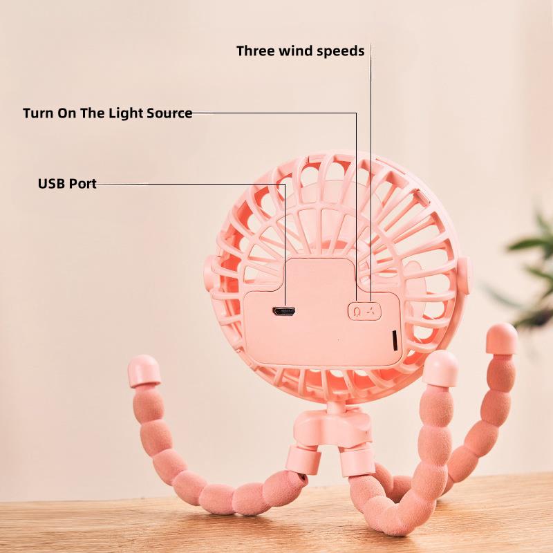 Mini ventilador para cochecito - Phone Accessories Baby reseña y precio