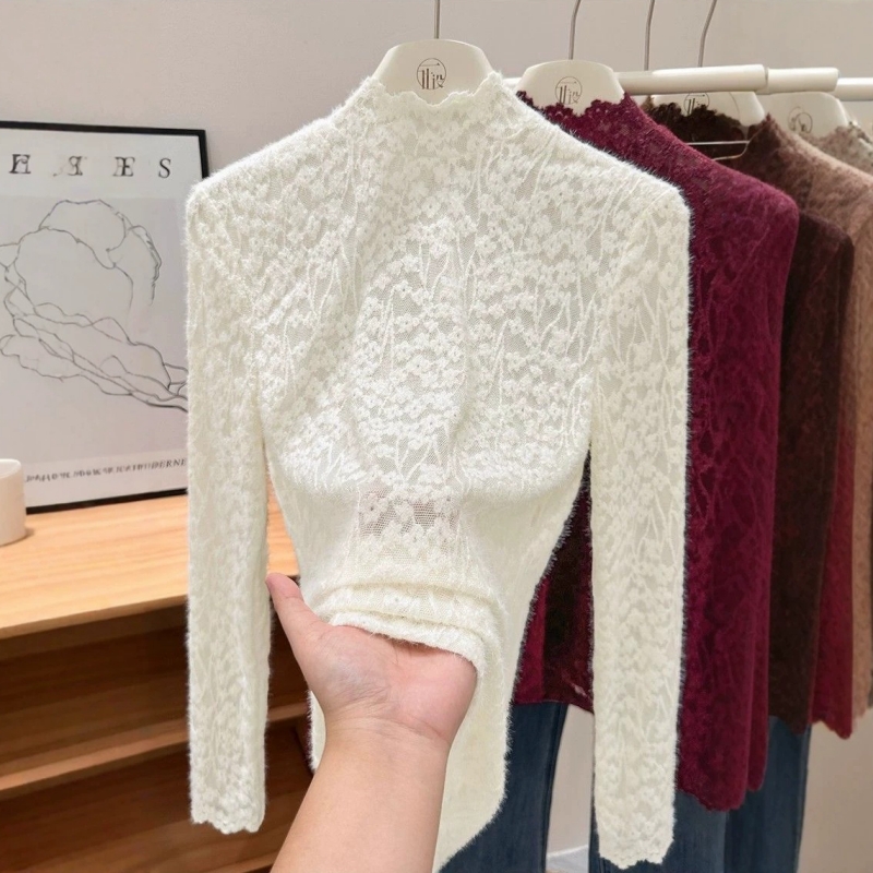 Blusa elegante de cuello medio - Phone Accessories On Top reseña y precio