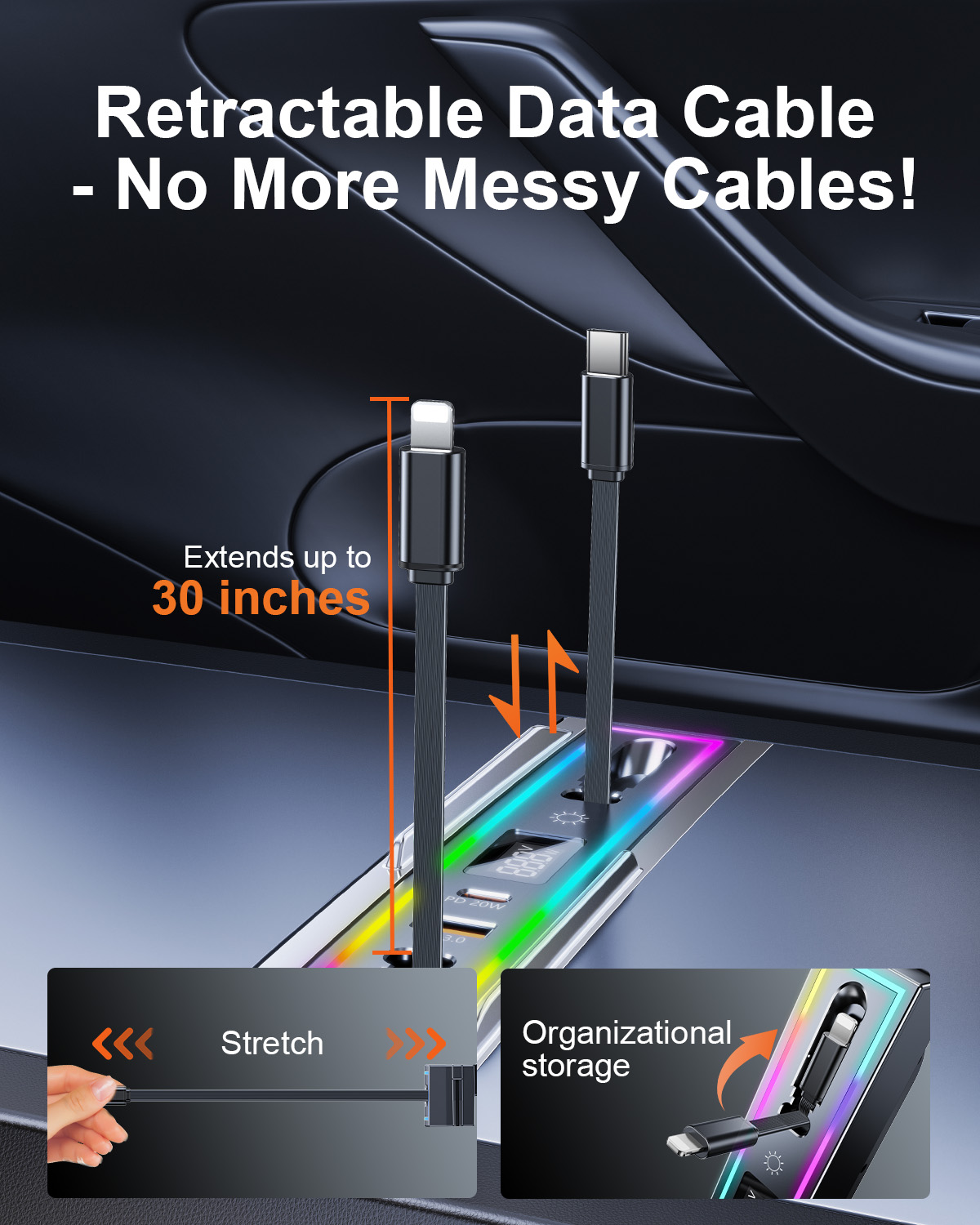 Eary-Hub USB para Tesla Model  - Usb Data Cable reseña y precio